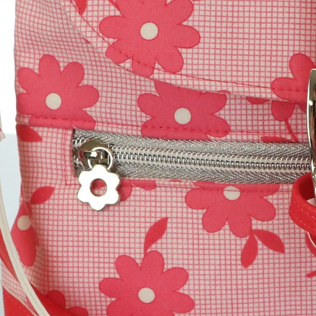 Four Flower Zipper Pulls