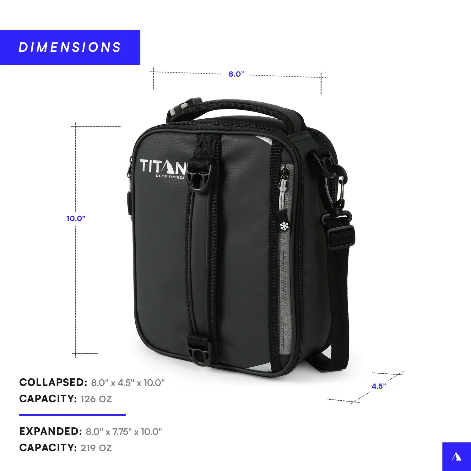 Fridge Cold Expandable Lunch Bag
