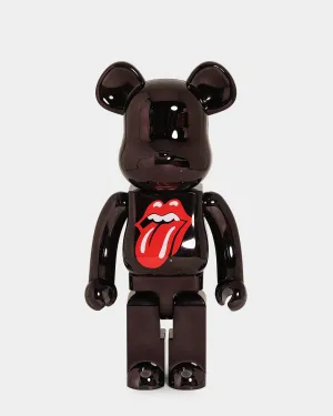 Medicom Toy Be@Rbrick X The Rolling Stones Lip & Tongue 1000% Figure Black