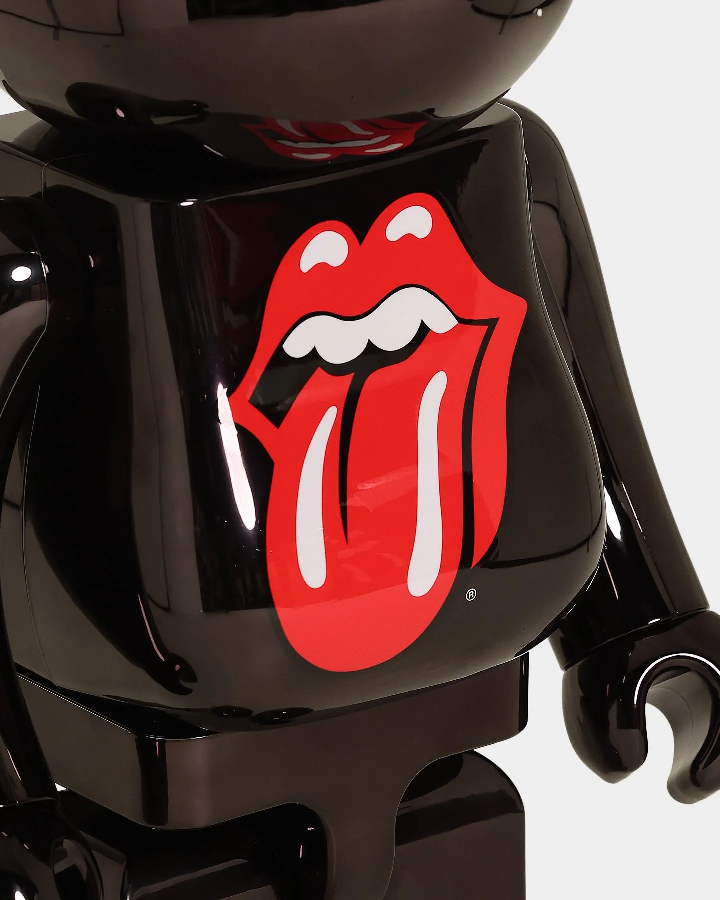 Medicom Toy Be@Rbrick X The Rolling Stones Lip & Tongue 1000% Figure Black