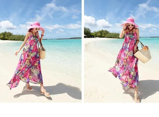 The flowers beach bag